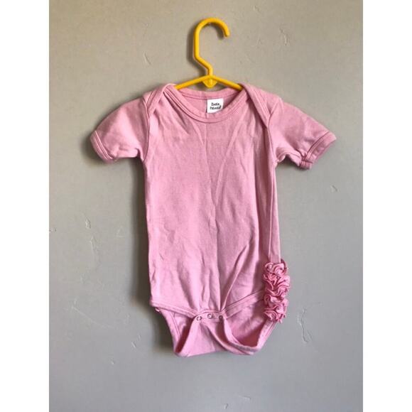 Zootie Patootie 12-18m Pink Ruffled Butt Bodysuit - Picture 2 of 2